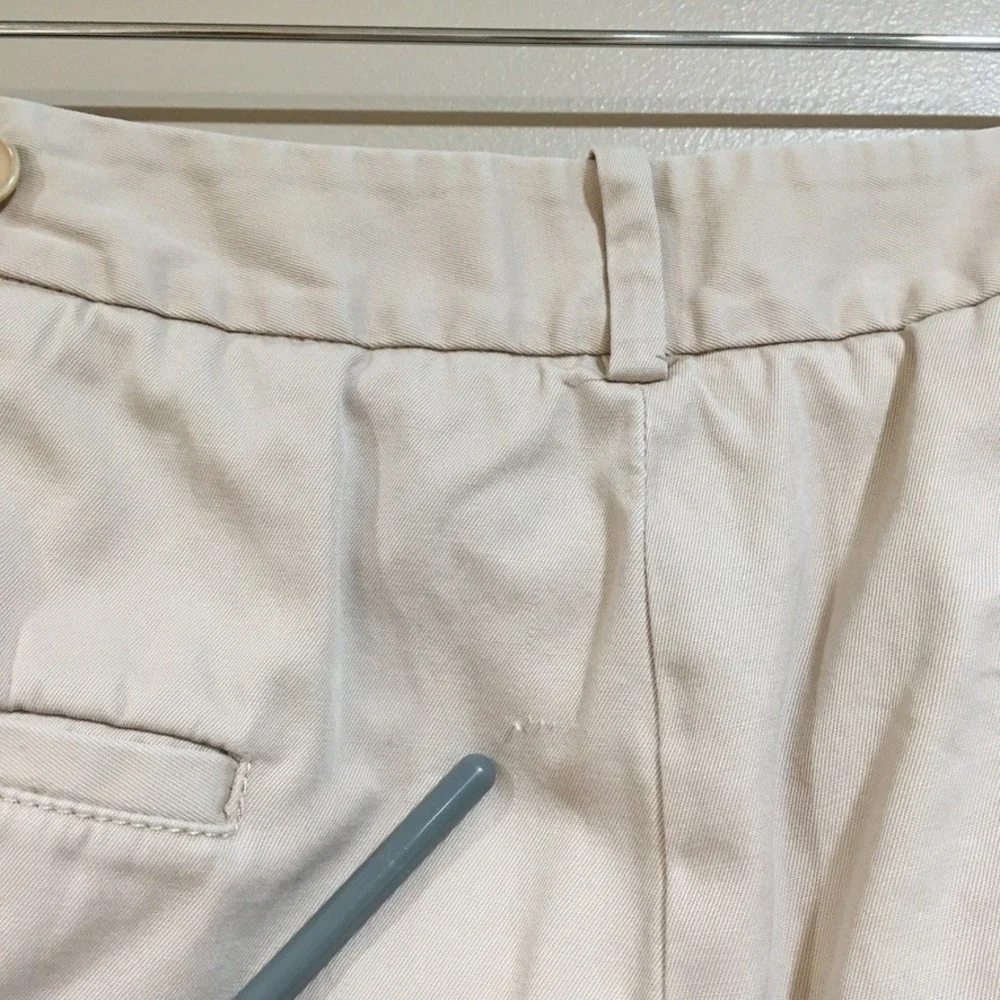 Talbots Chino Bermuda Shorts Womens 8 Khaki 11